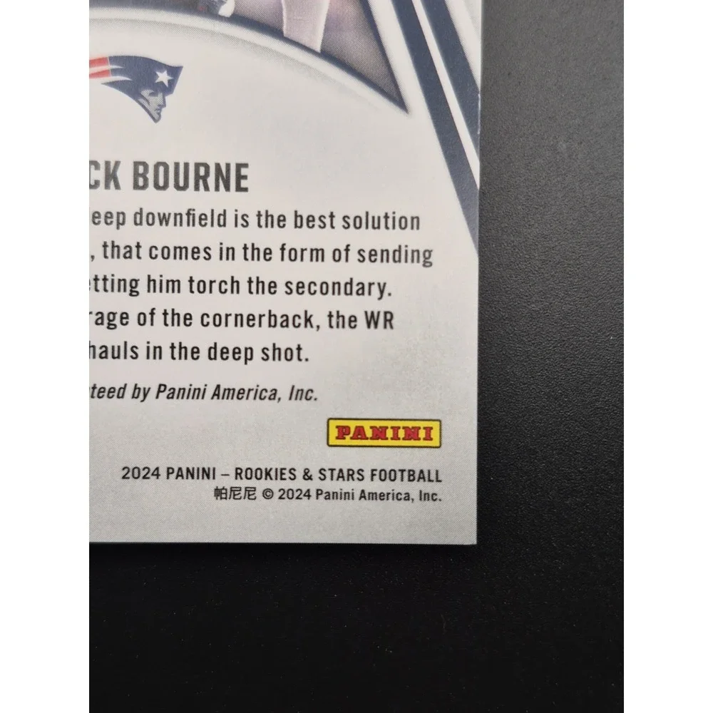2024 Panini Rookies & Stars Kendrick Bourne #67‎ True Blue /99 Auto Patriots